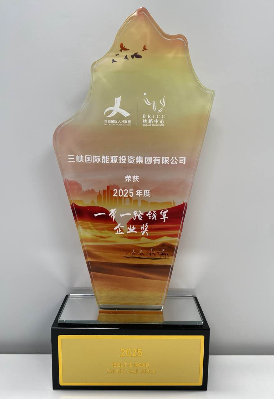 三峽國(guó)際斬獲2025年度“一帶一路領(lǐng)軍企業(yè)獎(jiǎng)”